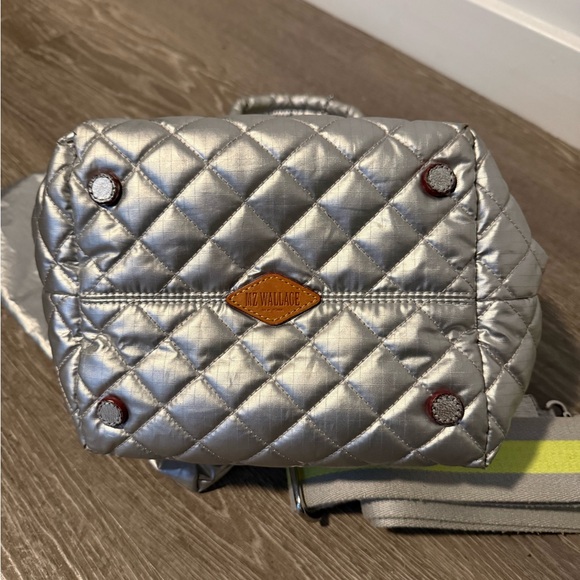 MZ WALLACE x BeEyeConic Silver Mini Metro (Limited Edition) - Picture 6 of 9